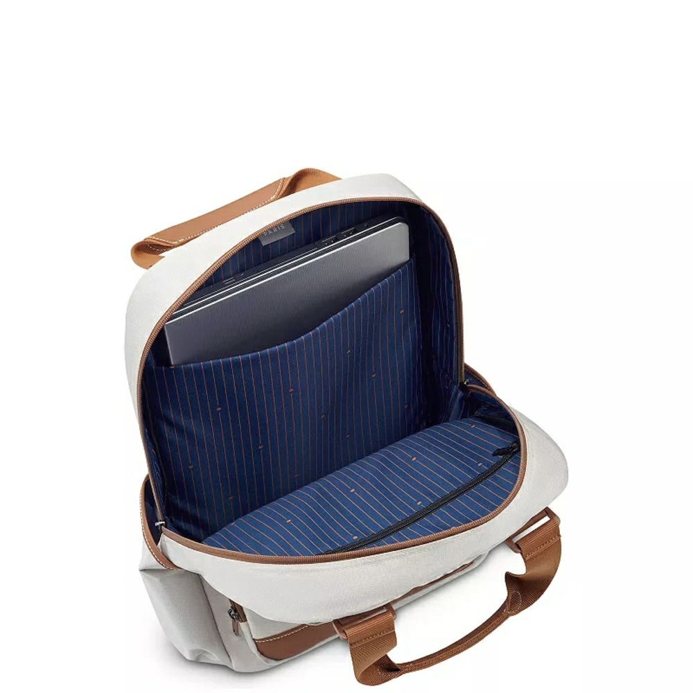 Elegant White and Tan Backpack - Picture 4 of 8